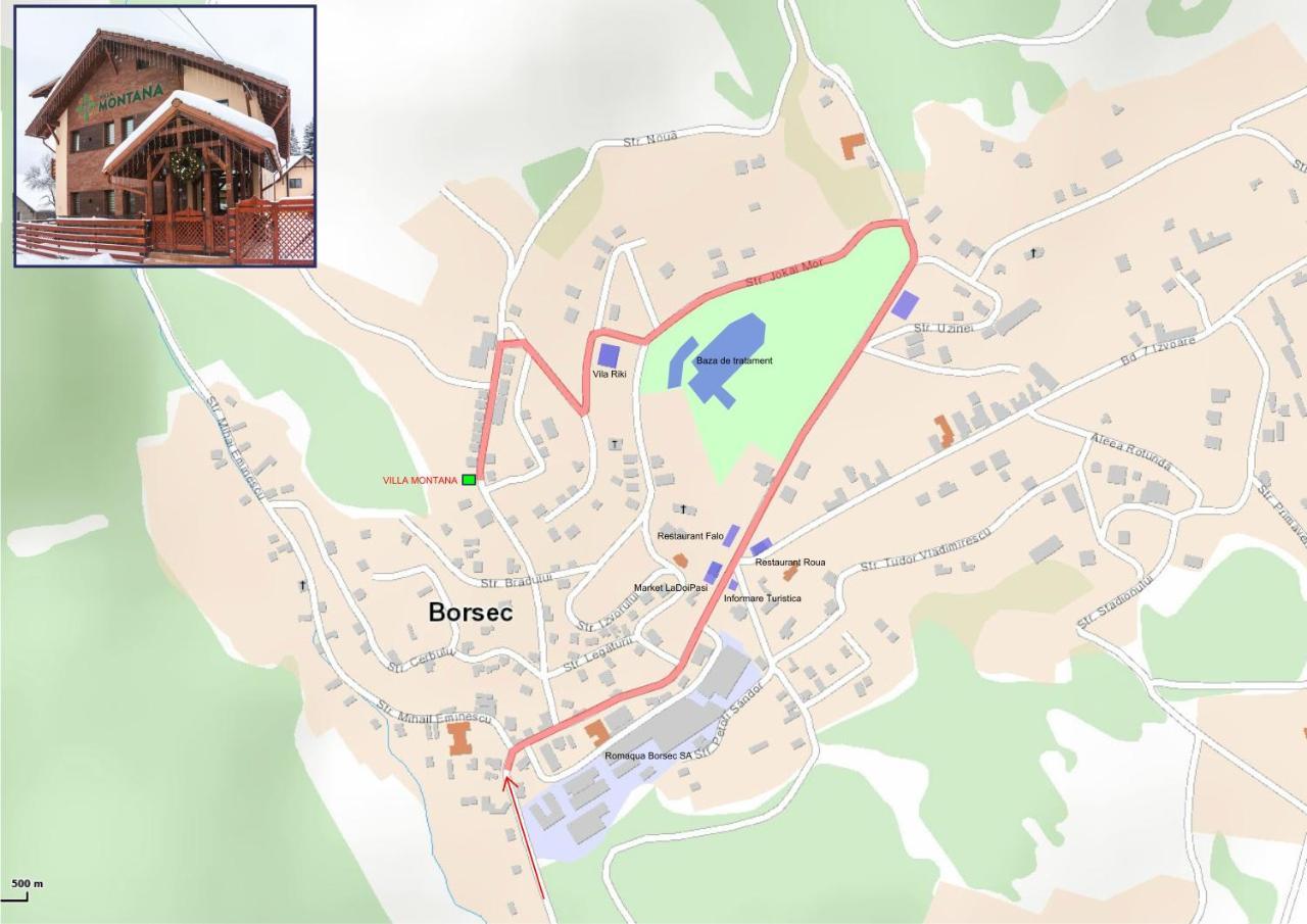Villa Montana Борсек Екстериор снимка
